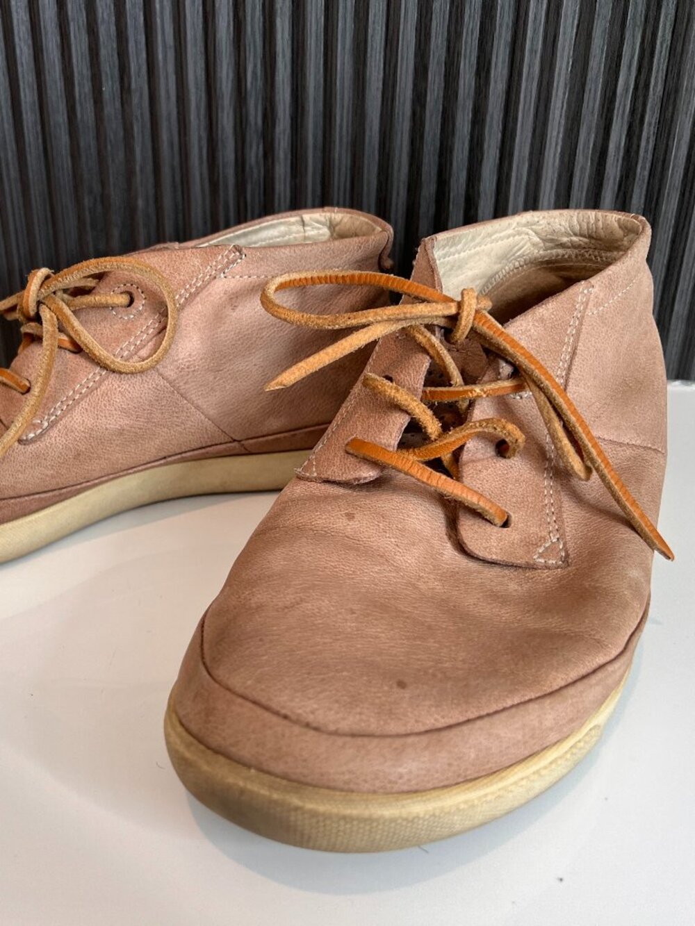 Ecco suede laceup casual shoes size 39 - Picture 1 of 7